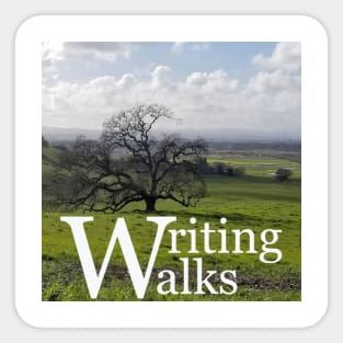 Writing Walks Logo No. 2 Sticker